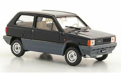 Fiat Panda 45 1/43 Brumm negro 1980 coche miniatura