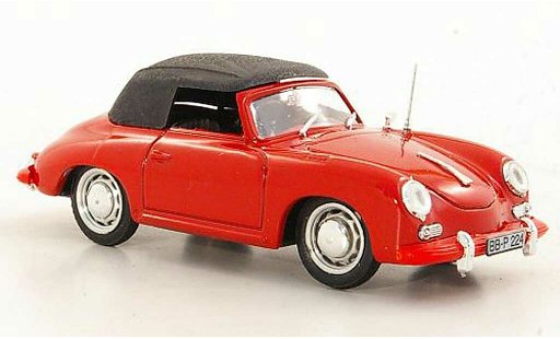 Porsche 356 1963 1/43 Brumm C Descapotable rojo coche miniatura