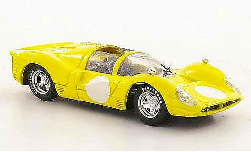 Ferrari 330 P4 1/43 Brumm Spyder amarillo 35a Borsa Scambio - Verona 2002 coche miniatura