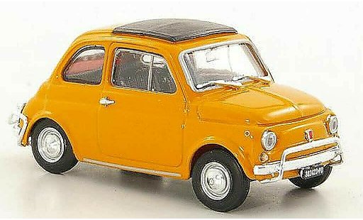 Fiat 500 L 1/43 Brumm amarillo 1968 coche miniatura