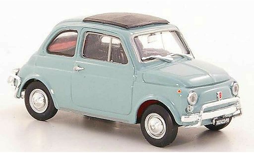 Fiat 500 L 1/43 Brumm azulgris 1968 coche miniatura