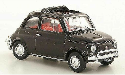 Fiat 500 L 1/43 Brumm marron 1968 coche miniatura