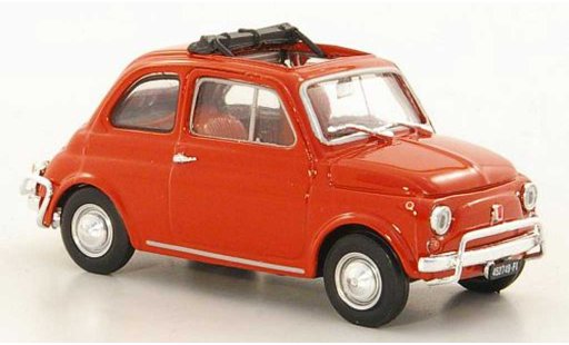 Fiat 500 L 1/43 Brumm rojo 1968 coche miniatura
