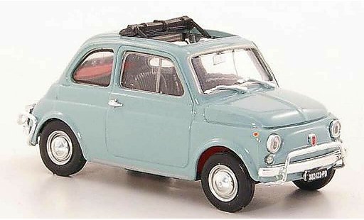 Fiat 500 L 1/43 Brumm grisazul 1968 coche miniatura