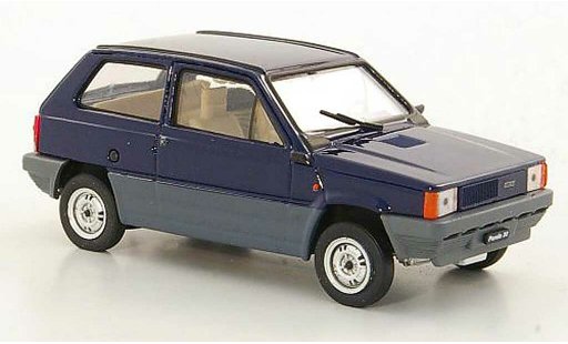 Fiat Panda 30 1/43 Brumm azul 1980 coche miniatura
