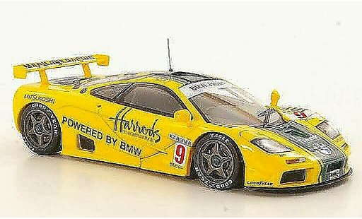 McLaren F1 GTR GTR 1/43 HPI No.9 Mach One Racing A.Wallace / K.Wendlinger Suzuka 1995 coche miniatura