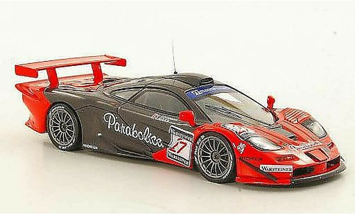 McLaren F1 GTR GTR Long Tail 1/43 HPI Longtail No.27 Parabolica C.Goodwin / G.Ayles Silverstone 1997 coche miniatura