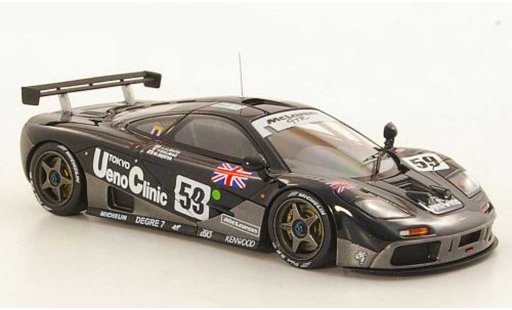 McLaren F1 GTR GTR 1/43 HPI No.59 Ueno Clinic J.J.Lehto / Y.Dalmas / M.Sekiya 24h Le Mans 1995 coche miniatura