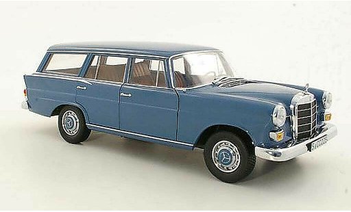 Mercedes 200 Base 1/18 Norev Universal (W110)azul coche miniatura