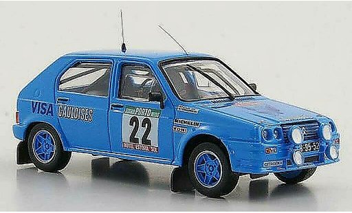Citroen Visa Chrono 1/43 Mini Partes Gr.B No.22 F.Romaozinho / P.Almeida Rally Portugal 1983 coche miniatura