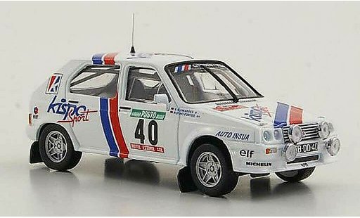 Citroen Visa Chrono 1/43 Mini Partes Gr.B No.40 R.Fontes / V.Guimaraes Rally Portugal 1983 coche miniatura