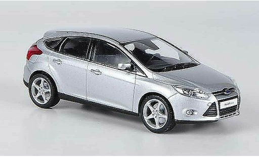 Ford Focus Berline 1/43 Minichamps MK III gris 2011 coche miniatura