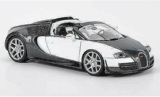 Bugatti Veyron Vitesse 1/43 Look Smart 16.4 carbon/blanco Autosalon Genf 2012 coche miniatura
