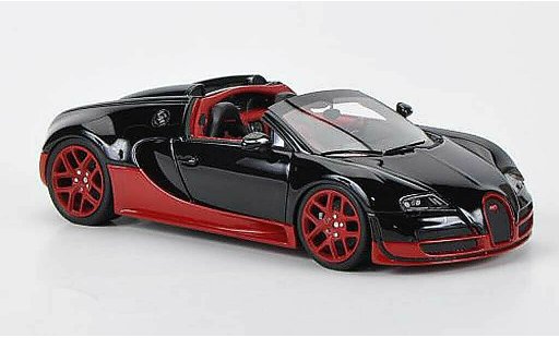 Bugatti Veyron Vitesse 1/43 Look Smart Grand Sport 16.4 negro/rojo Autosalon Genf 2012 coche miniatura