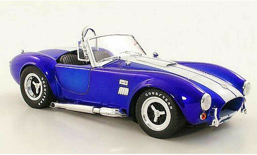 AC Cobra shelby 427 1/18 Shelby Collectibles S/C azul/blanco coche miniatura