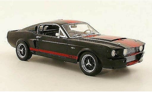 Shelby GT 500 Base 1/18 Shelby Collectibles Super Snake negro/rojo coche miniatura