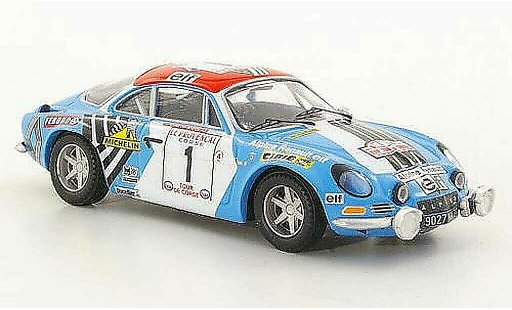 Alpine A110 1800s groupe 5 1/43 Trofeu No.1 J.P.Nicolas / M.Vial Tour de Corse 1973 coche miniatura