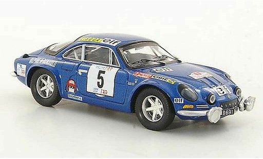 Alpine A110 1800s groupe 5 1/43 Trofeu No. J.L.Therier / J.Jaubert TAP Rally 1973 coche miniatura