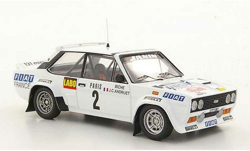 Fiat 131 Abarth 1/43 Trofeu No.2 J.C.Andruet / Biche Rally Monte Carlo 1978 coche miniatura