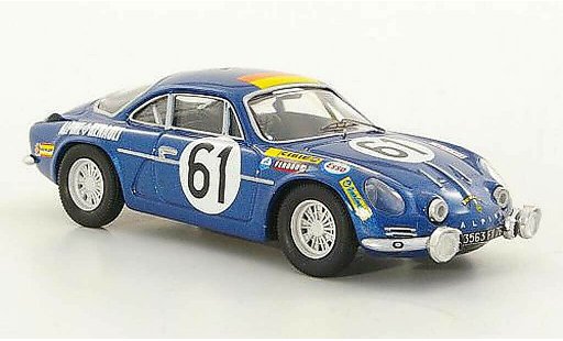 Alpine A110 rallye 1/43 Trofeu 1300 No.61 Nusbaumer / Bourdon 24h Le Mans 1968 coche miniatura