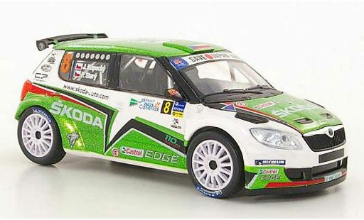 Skoda Fabia S2000 1/43 Abrex (FL 2010) No.8 J.Kopecky / P.Stary Rally Islas Canaria 2011 coche miniatura