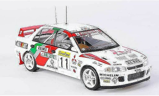Mitsubishi Lancer Evolution II 1/43 HPI No.11 T.Makinen / S.Harjanne Rally Monte Carlo 1995 coche miniatura