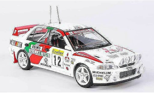 Mitsubishi Lancer Evolution II 1/43 HPI No.12 A.Aghini / S.Farnocchia Rally Monte Carlo 1995 coche miniatura