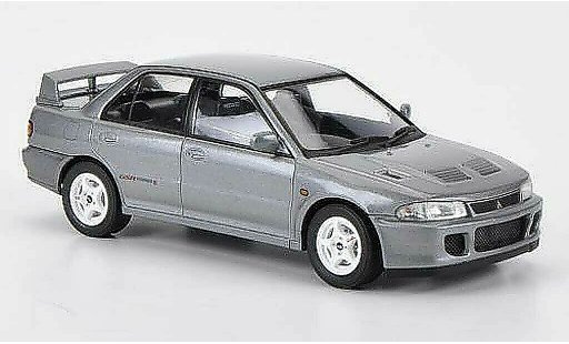 Mitsubishi Lancer Evolution II 1/43 HPI GSR gris RHD 1994 coche miniatura