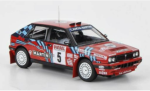Lancia Delta HF Integrale 1/43 HPI 16V No.5 Martini D.Auriol / B.Occelli Rally Sanremo 1989 coche miniatura