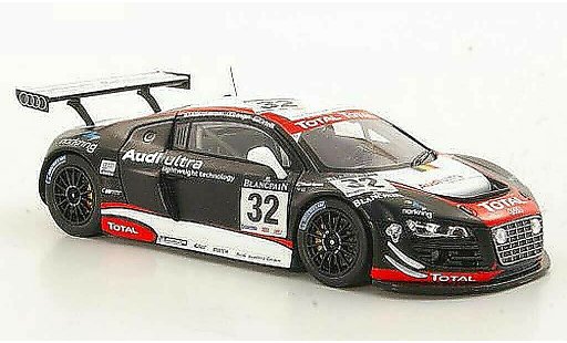 Audi R8 lms 1/43 Spark No.32 Belgian Club Albuquerque / Longin / Ortelli 24h Spa 2011 coche miniatura
