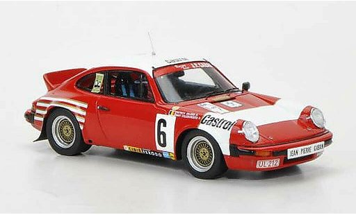 Porsche 911 SC 1/43 Spark No.6 Bastos Racing Team J.P.Gaban P.Snijers / D.Colebunders Rally-Circuit des Ardennes 1983 coche miniatura