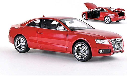 Audi S5 coupe 1/18 Norev rojo 2009 coche miniatura
