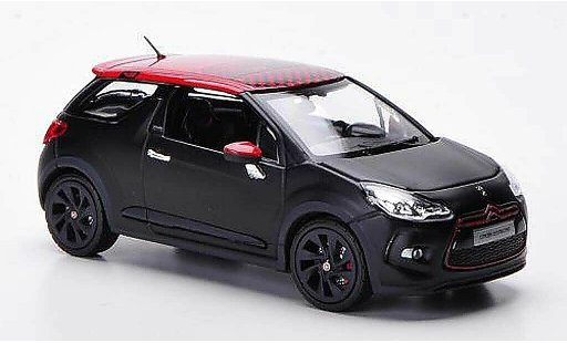 DS Automobiles DS3 Racing 1/43 Norev mate negro/rojo 2012 coche miniatura