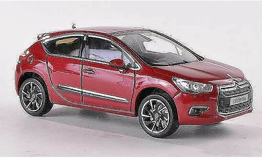 DS Automobiles DS4 Berline 1/43 Norev rojo 2011 coche miniatura