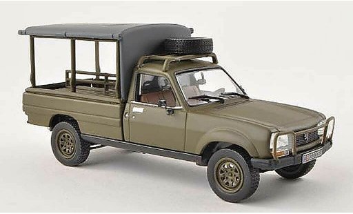 Peugeot 504 Pick up 1/43 Norev Army d-vert 1979 coche miniatura