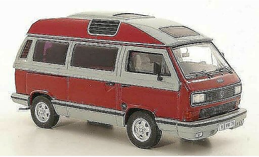 Volkswagen T3 B 1/43 Premium ClassiXXs Dehler-Profi rojo/gris Sondermodell MCW coche miniatura
