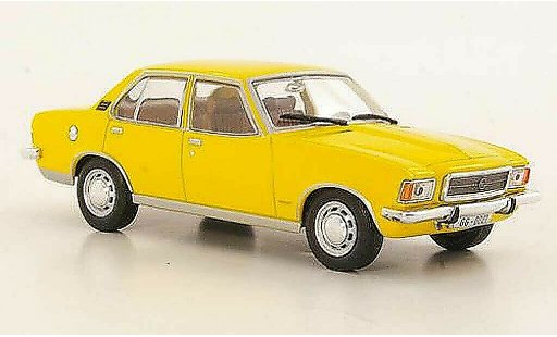 Opel Rekord D 1/43 WhiteBox 2100 Diesel amarillo coche miniatura