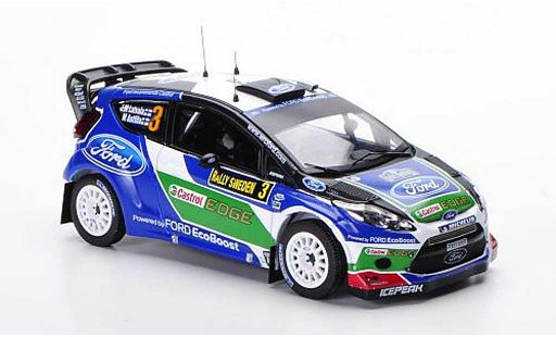 Ford Fiesta WRC 1/43 IXO No.3 J.M.Latvala / M.Antilla Rally Suecia 2012 coche miniatura