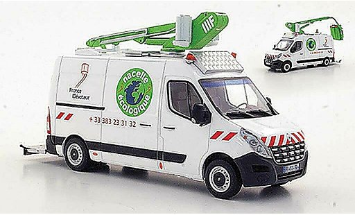 Renault Master Base 1/43 Eligor France Elevateur avec Hubarbeitsbuhne coche miniatura