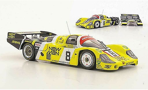 Porsche 956 1984 1/43 HPI LH No.8 New Man J.L.Schlesser / S.Johansson / M.de Narvaez 24h Le Mans coche miniatura