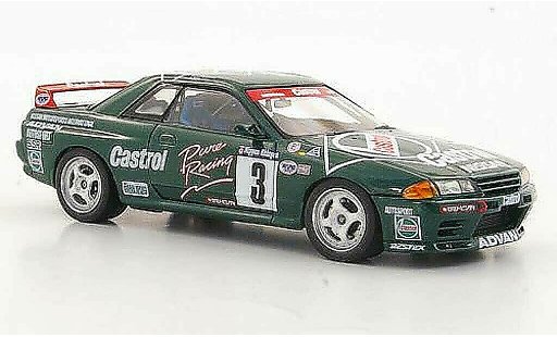 Nissan Skyline R32 1/43 HPI GT-R No.3 Castrol H.Fukuyama / A.Iida N1 1992 coche miniatura