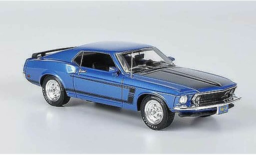 Ford Mustang Boss 302 1/43 Highway 61 azul coche miniatura