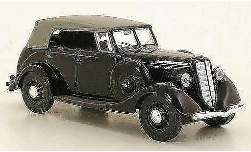 Gaz M1 Phaeton 1/43 Nash Avtoprom negro cerradoes capota coche miniatura