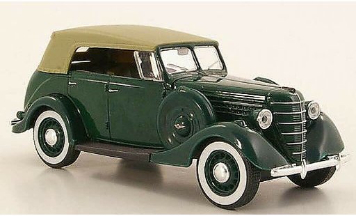Gaz 11-40 Ferm&Atilde;&copy; 1/43 Nash Avtoprom verde cerradoes capota coche miniatura