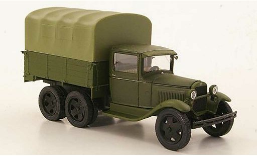 Gaz AAA Base 1/43 Nash Avtoprom verde mate avec verdeer Plane coche miniatura