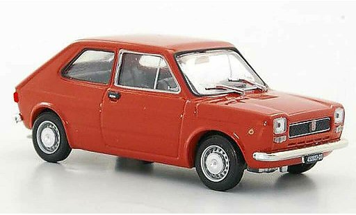 Fiat 127 Berlina 1/43 Brumm marron rojo 1971 coche miniatura