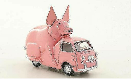 Fiat 600 Multipla 1/43 Brumm D Schwein Spardose coche miniatura