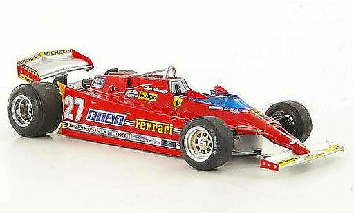 Ferrari 126 CK 1/43 Brumm Comprex No.27 G.Villeneuve GP USA West Trainingsfahrzeug coche miniatura