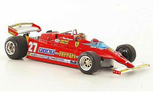 Ferrari 126 CK 1/43 Brumm Turbo No.27 G.Villeneuve GP USA West coche miniatura