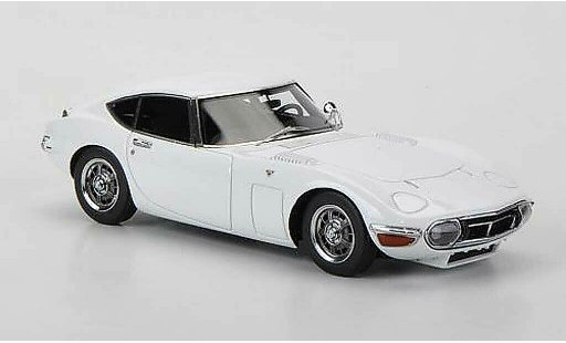 Toyota 2000 GT MF-12L 1/43 HPI blanco coche miniatura